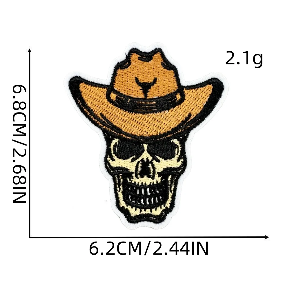new wild west cowboy theme boot cow hat howdy design iron on embroidered patches for overcoat jacket