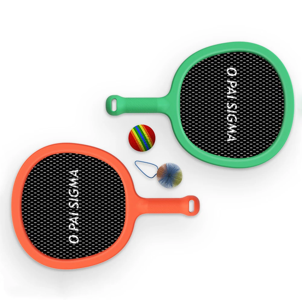 2 Rackets and 2 Paddles Balls Set Outdoor Games Outside Toys Beach Backyard Games Activities Over 3 years old