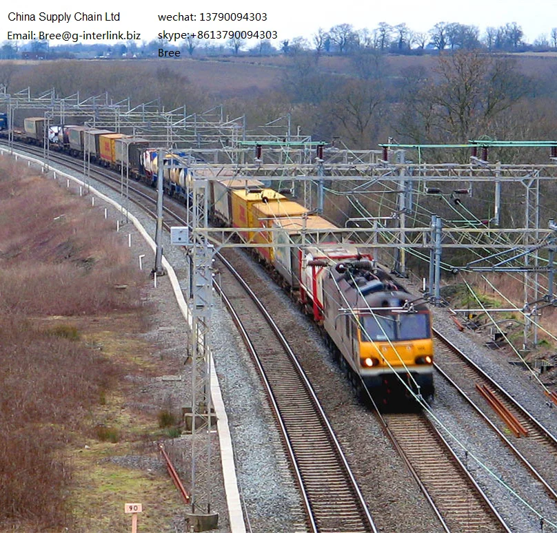 China to UK Europe Door to Door Train Shipping Service DDP Amazon FBA