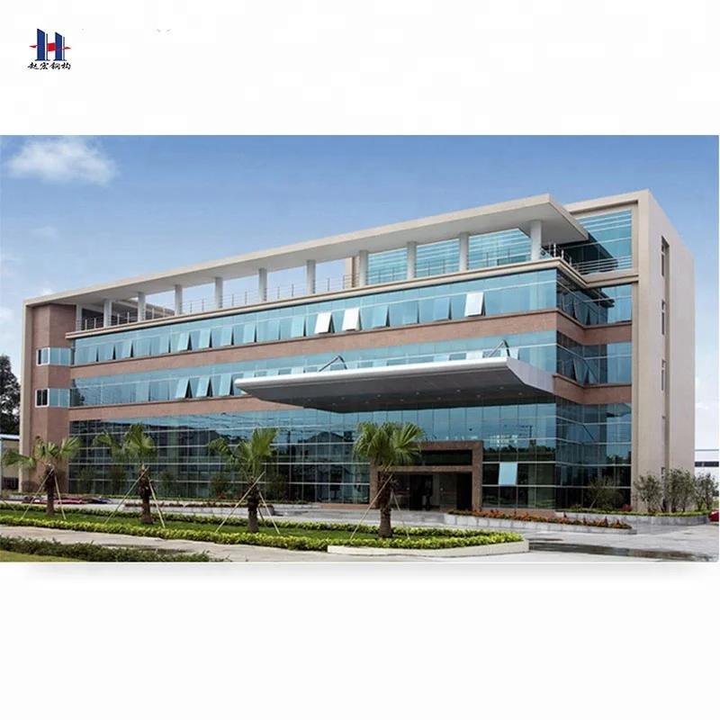 Индивидуальная стальная конструкция, офисное здание с цементной волокнистой доской