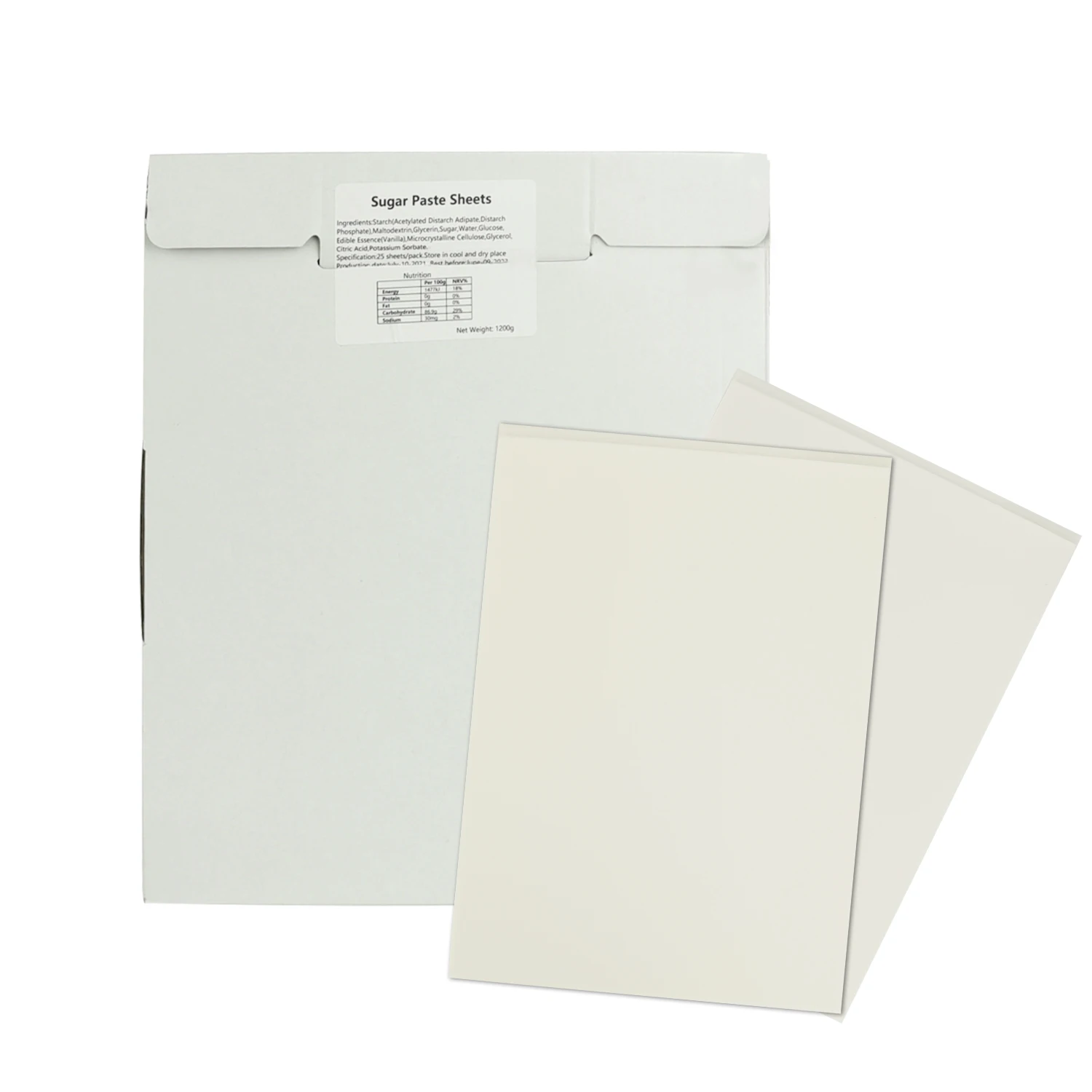 Edible sugar papers Icing Paper Frosting Sheets for Cupcake Decoration A4 Size Cake Decorating Tools Party Kitchen Supply