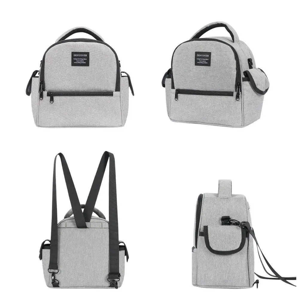 2022 New Stylish Lunch Box With Bag Thermal Backpack Food Delivery Thermos Shoulder Bags Small Lunch Bags For School Kids