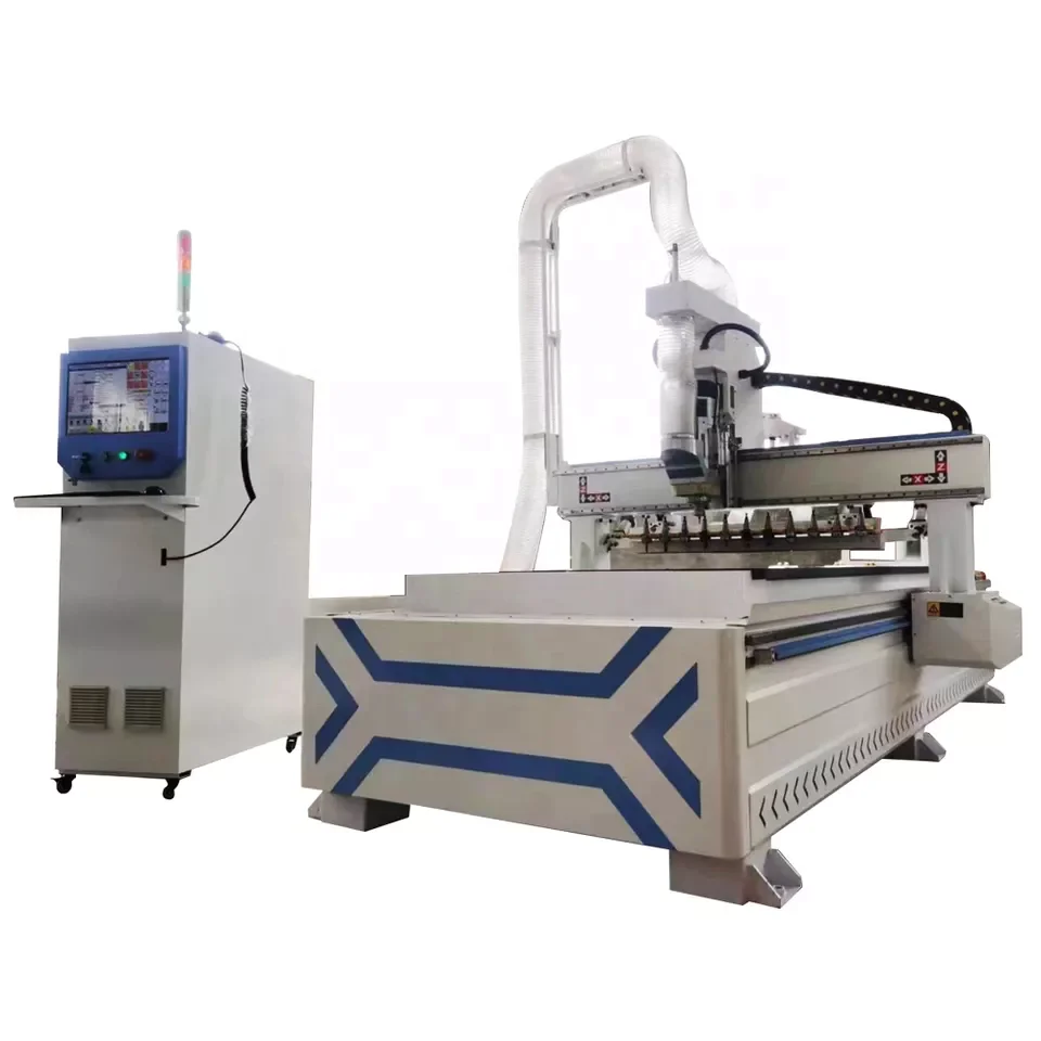 Factory supply cnc wood router MDF acrylic 1224 1325 1328-ATC cabinet door making machine wood furniture making machine