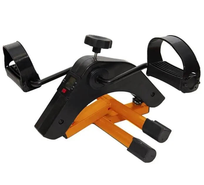 Portable Electric Exercise Bike with Pedals Cycling Exercise Bike with LCD Screen Displays for Office Fitness