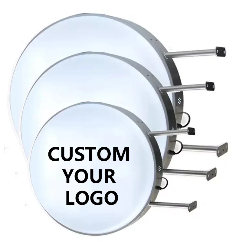 Winbo Custom Outdoor double side 3D advertising led vacuum forming blank rotating advertising light box