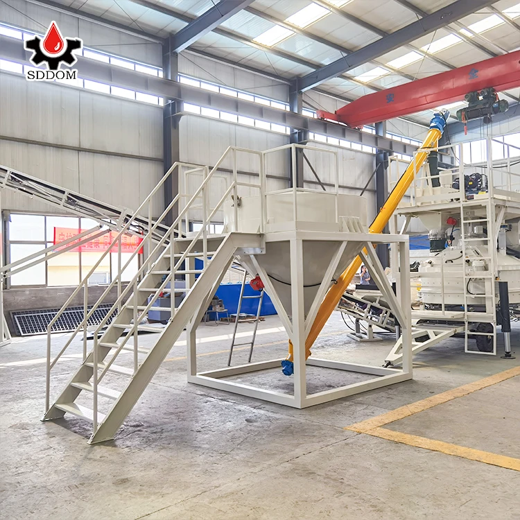 SDDOM CE ISO high quality easy installation 3m3 1m3 mini big bag cement silo china fly ash silo with breaker