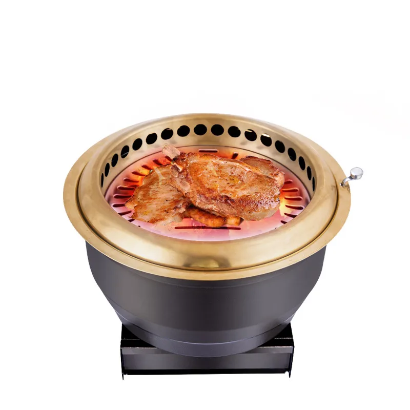 Commercial use samgyupsal stove hall japanese table top bbq charcoal grill for restaurants