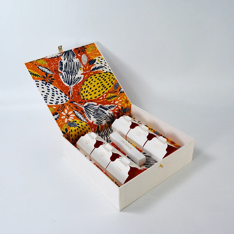 China factory wholesale custom logo design unique style mooncake colorful rigid book shape gift box for packaging apples