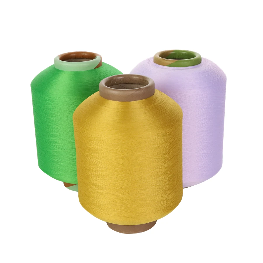 factory price 4070 nylon spandex covered yarn for webbing knitting