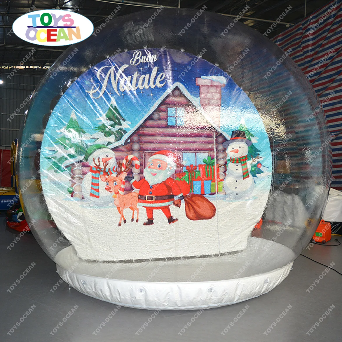 Factory Custom Wholesale Price Commercial Bubble House Tent Inflatable Snow Globe Photo Booth Suitable for Christmas Party