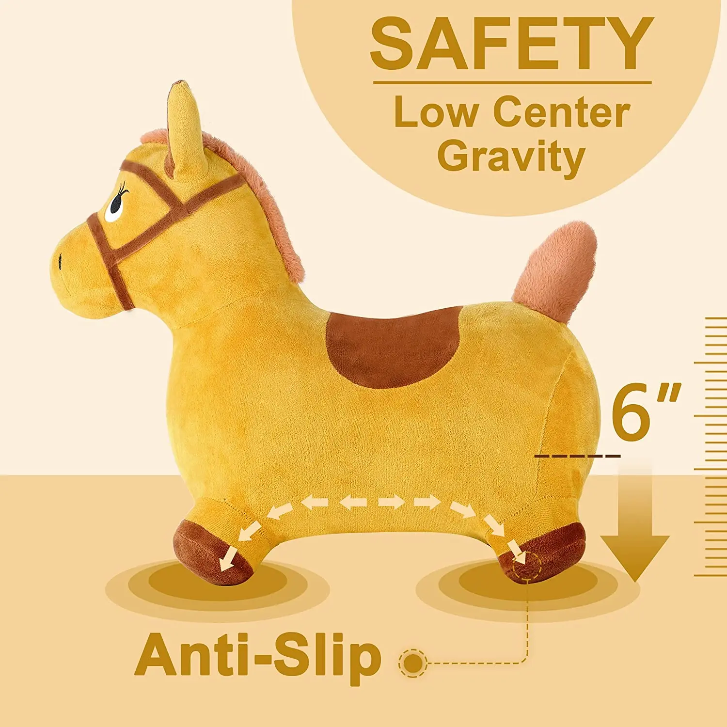 Надувная Прыгающая лошадь, уличная езда на надувных животных, надувные плюшевые покрытые виды деятельности, подарок для детей