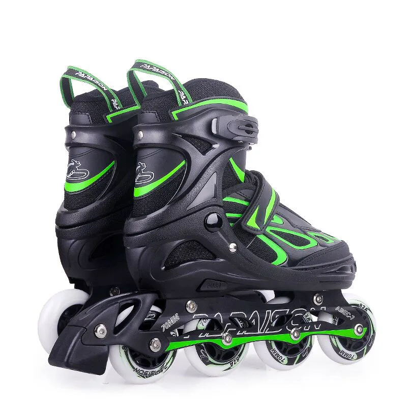 Papaison Best Sale Colorful Removable 82A PU 4 Wheels Flashing Roller Skate Shoes Patinage Inline Skates In Stock