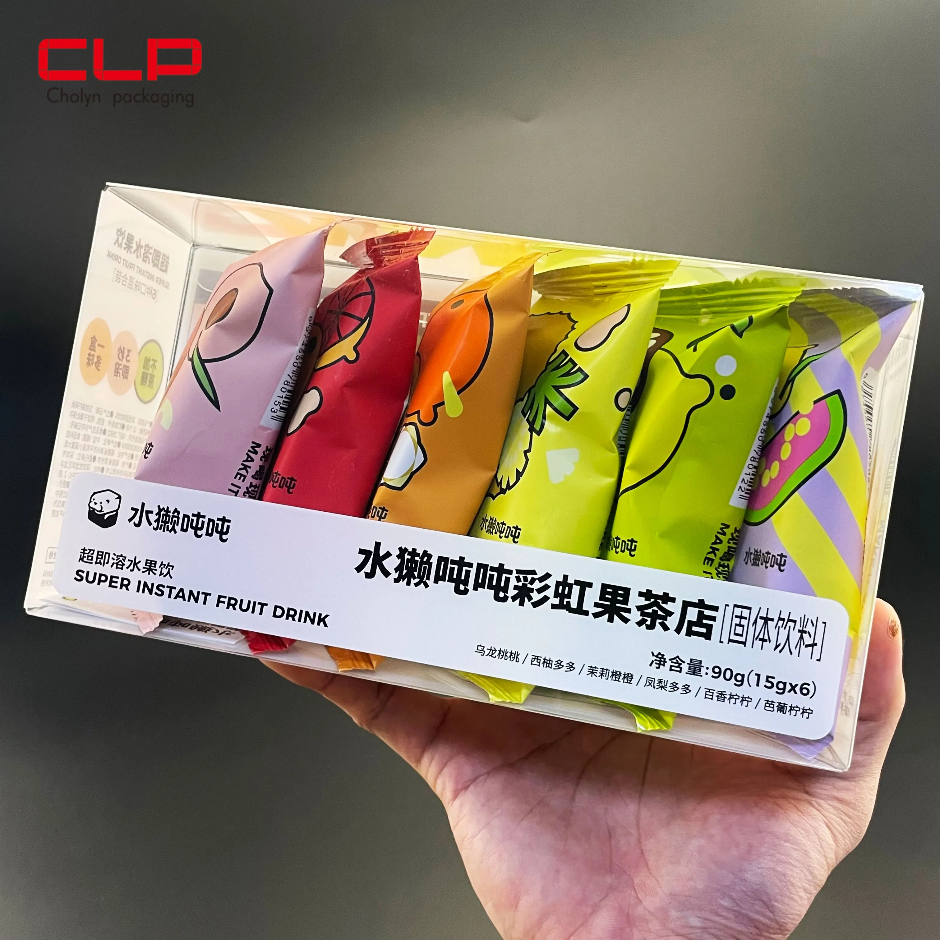 Custom processing UV GROSS COATING acetate box packaging with insert tea coffee drinks Plastic Box Clear Hard Plastic Boxes