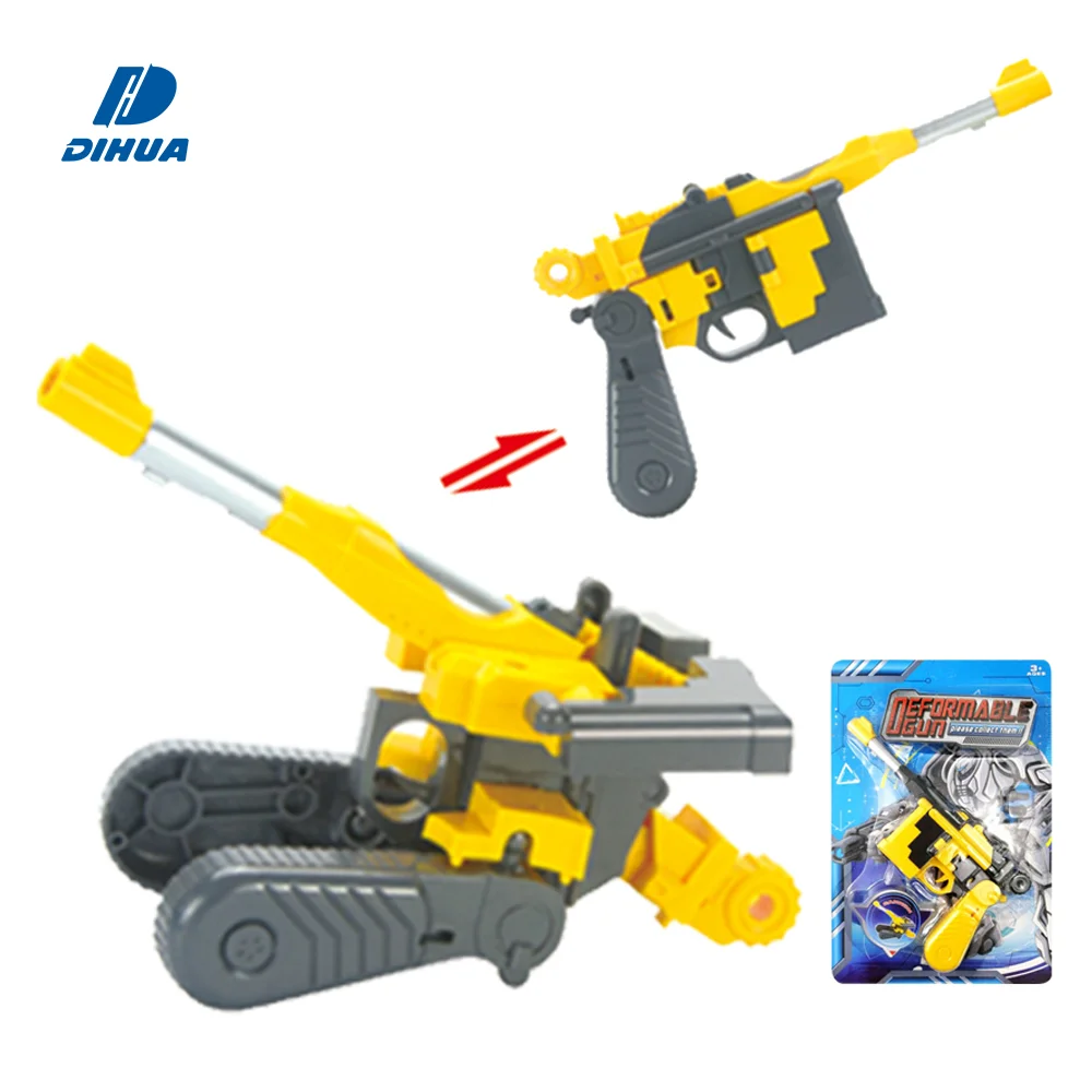 Pistle Gun Shooting Model Toy for Boys Transformation Gun Deformable Toy Collectable Gun Toy Series for Kids