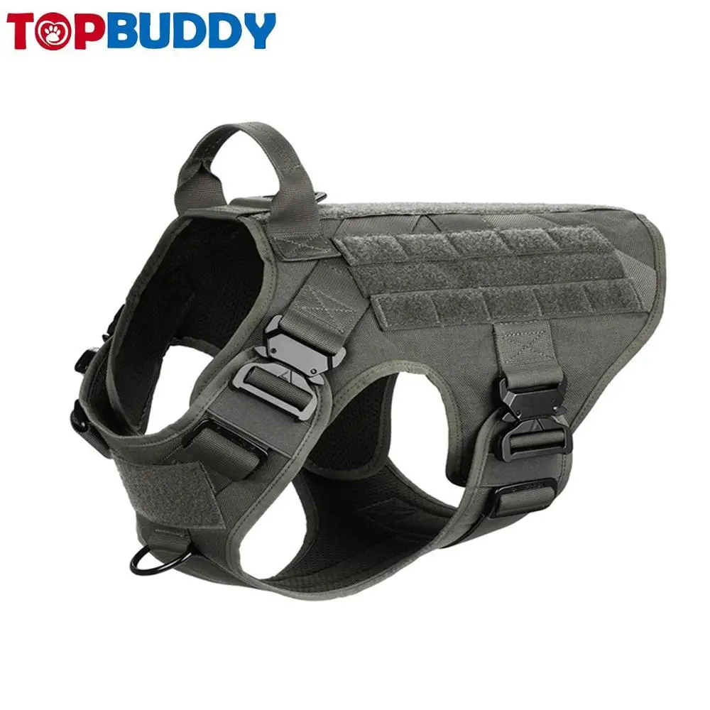 Factory supply High quality Customized K9 security dog training vest no pull dog harness