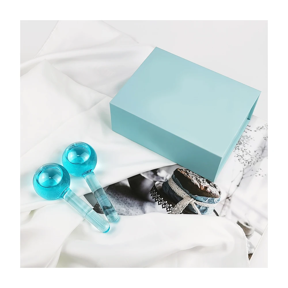 skin care high quality facial massage  beauty blue ice globe magic ball globes