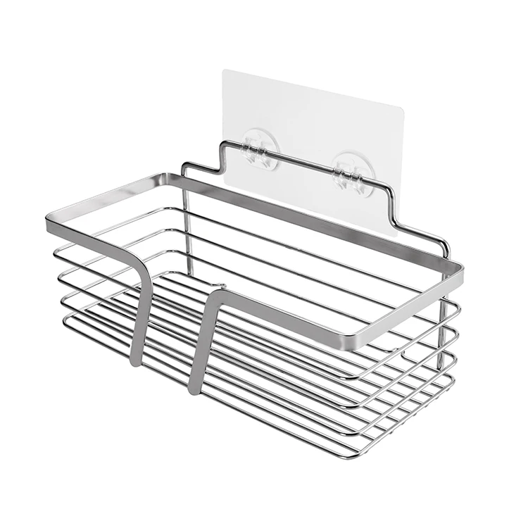 Northern Europe style stainless steel kitchen  shelf  bathroom storage rack
