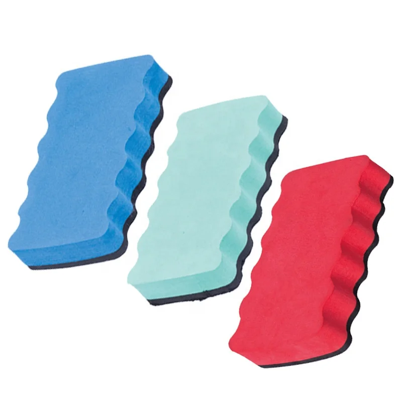 Wholesale Chalkboard Whiteboard Magnetic Big Wave Erasaer For Children