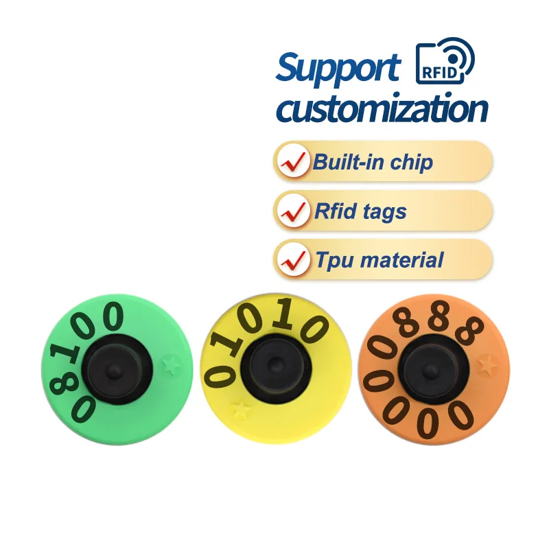 JCET033 RFID ear tag customization special  for single ear tag