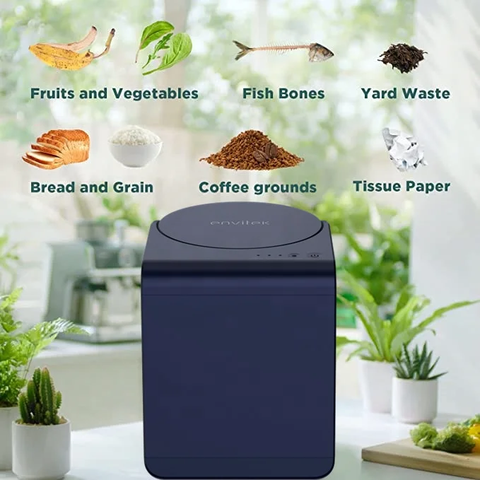 Envitek 2023 Новое поступление высокое качество 2 л кухонная машина для компостирования пищевых отходов компостер электрическая машина для пищевых отходов