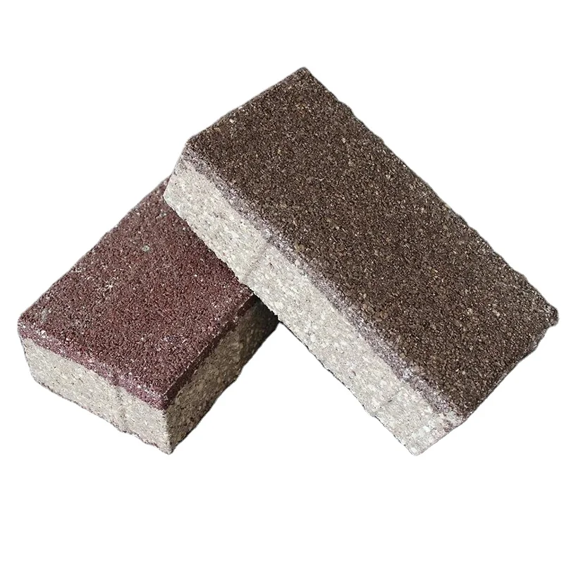 Гревой/красный Проницаемый керамический бетонный нескользящий тротуарный кирпич
