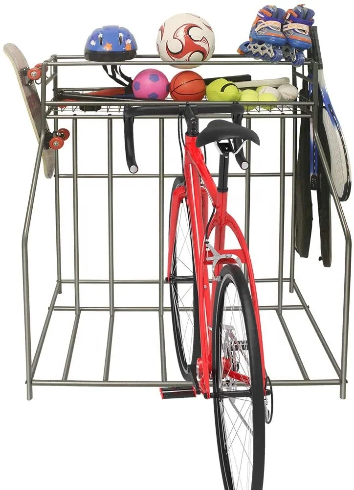 Garden bike parking rack bicycle rack for parking for 4 bikes