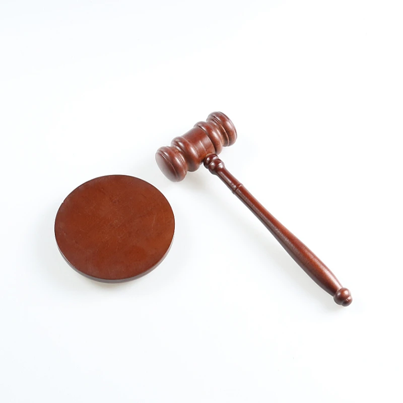 handcrafted judge law lawyer auctioneer gavel wooden hammer mallet round block set office desk accessories decor