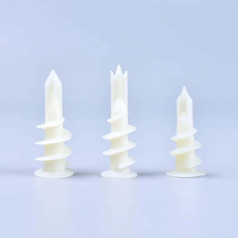 Shanfeng 8 Pieces Nylon Drywall Screw Anchor Kit