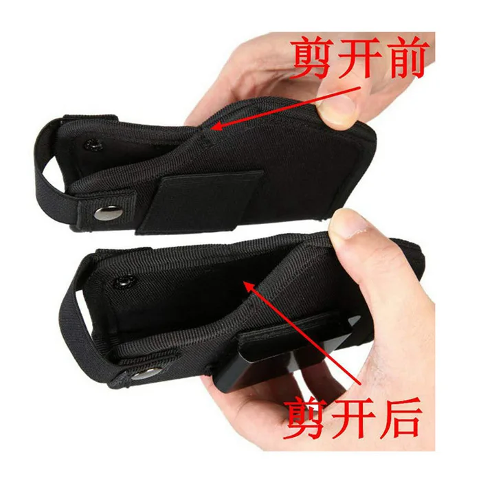 Custom wholesale nylon tactical concealed carry universal belt clip IWB inner holster bag with bullet clip carry leg holster