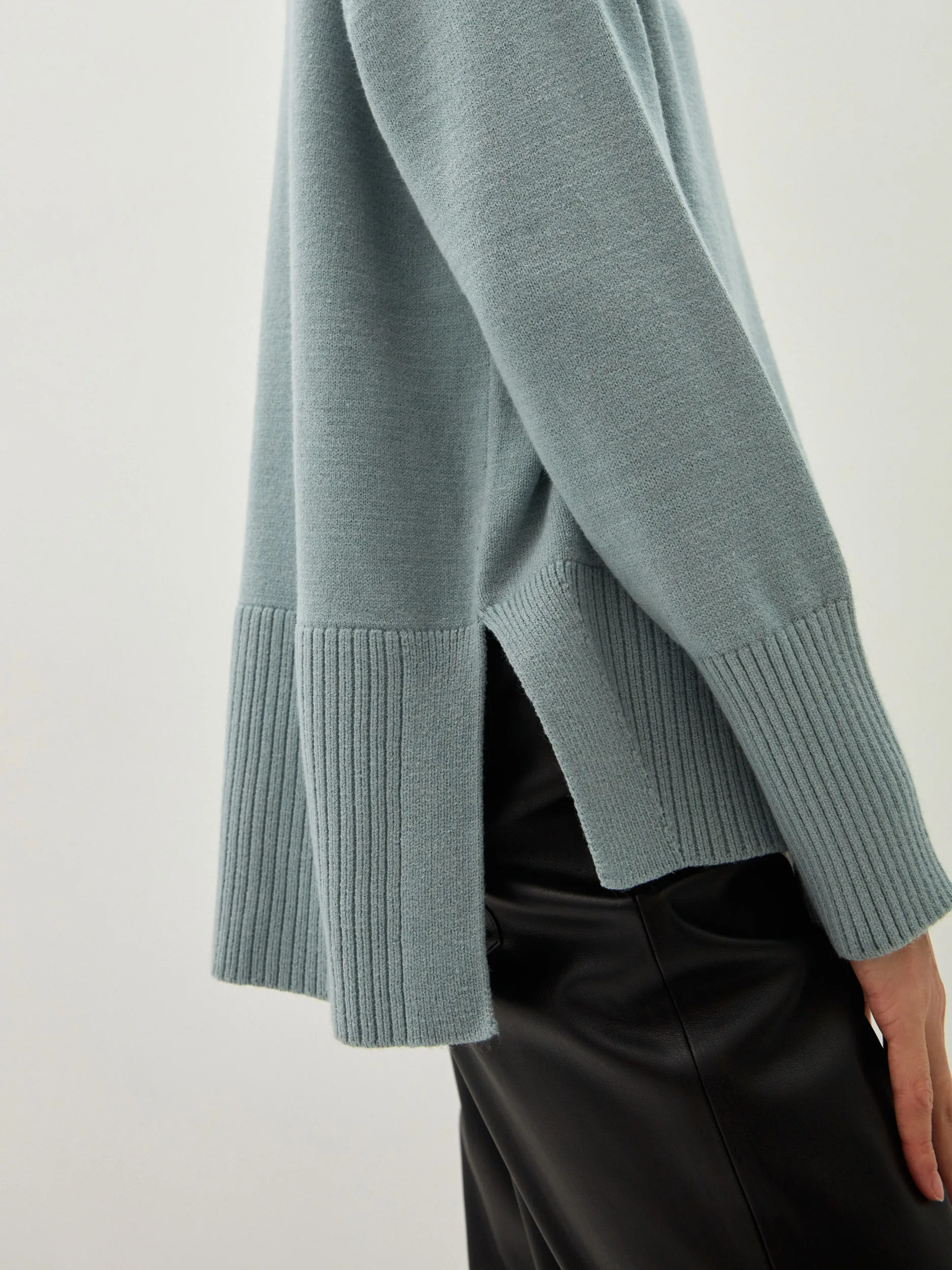 Autumn Winter Long Sleeve turtle Neck solid Knitted Pullover Fashion Women Sweater Tops