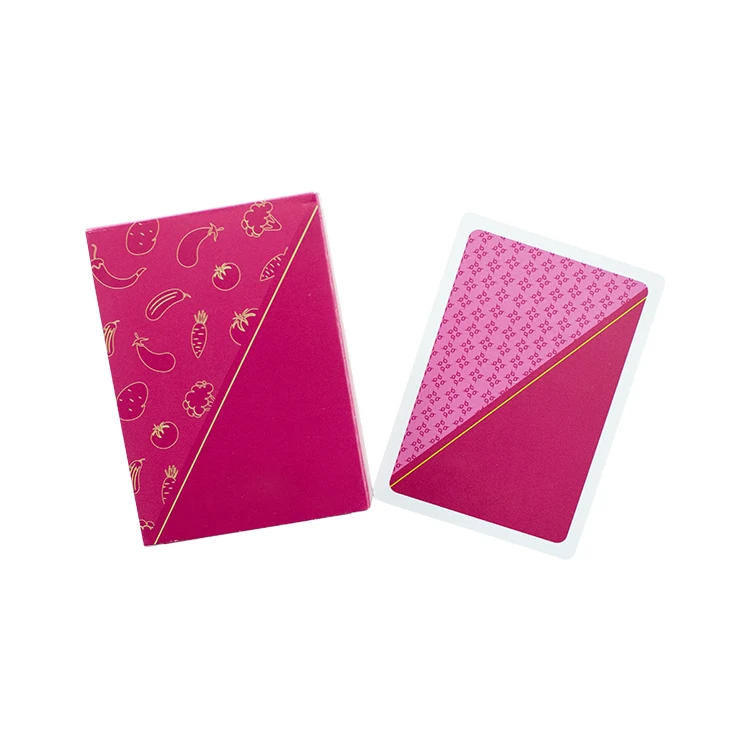 High quality playing card Luxury black gold plastic poker waterproof black playing cards