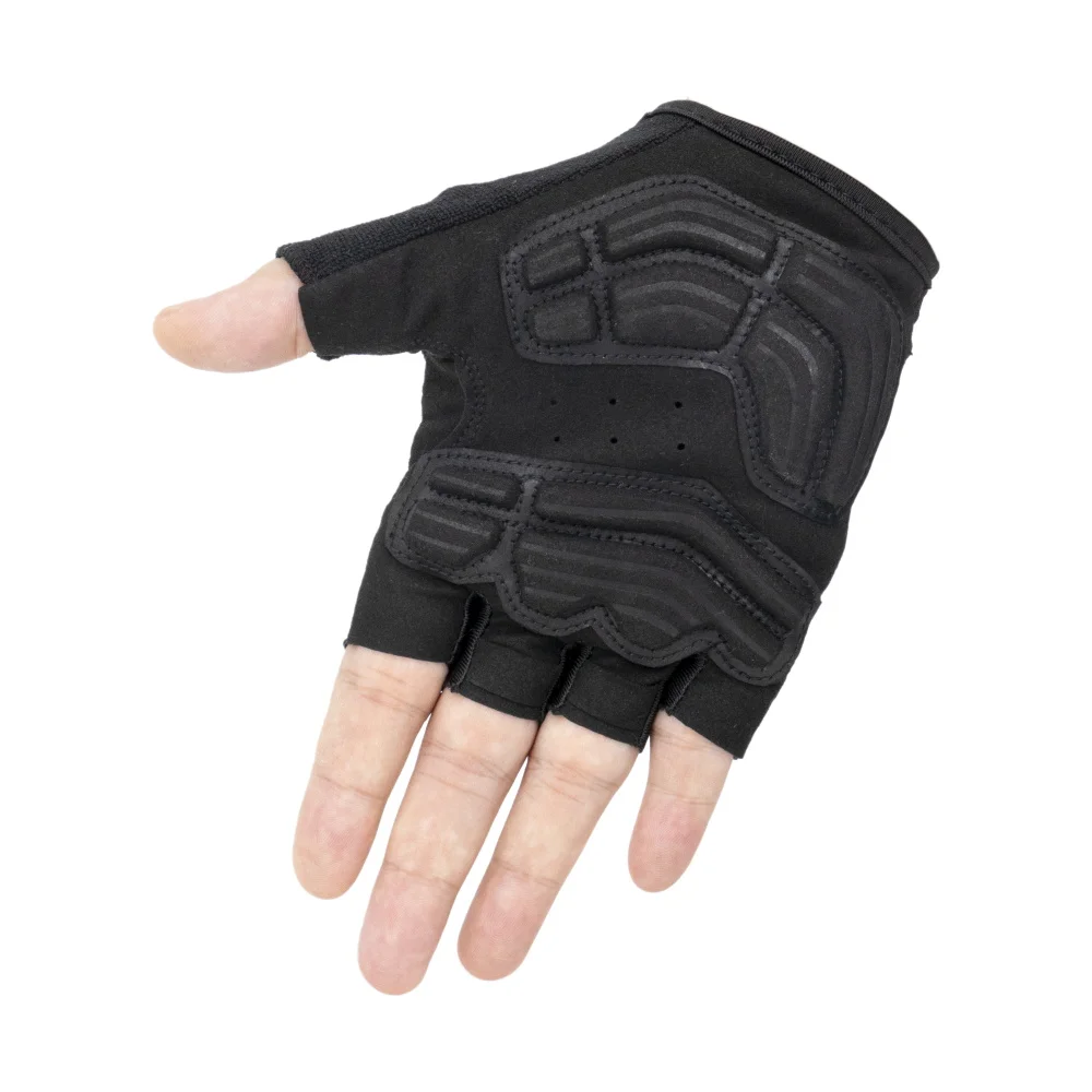 Custom Half Finger Anti Slip Protection Cycling Gloves for Outdoor Bike Riding