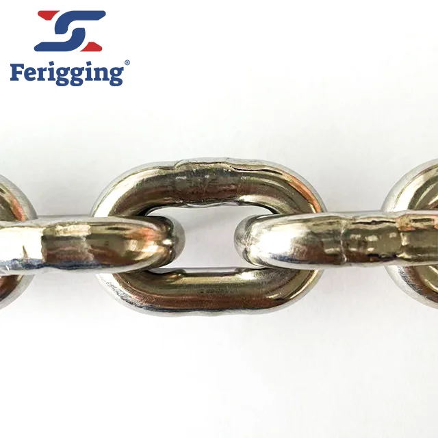 2-32mm G30 Standard DIN766 Stainless Steel Proof Coil Link Chain
