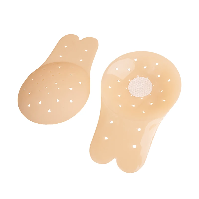 Reusable Invisible Seamless Sticker Invisfeel Hot Selling Popular 3.5 Inch Push Up Underwear Accessory Reusable Silicone Nipple