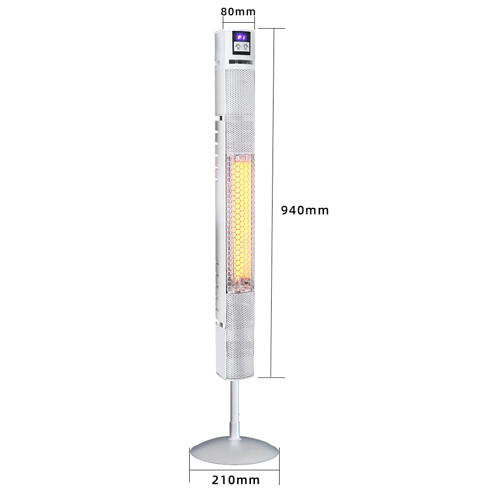 Наружные газовые обогреватели 1500 Вт, углеродное волокно, Инфракрасный Лучевой обогреватель, комнатные электрические водонагреватели