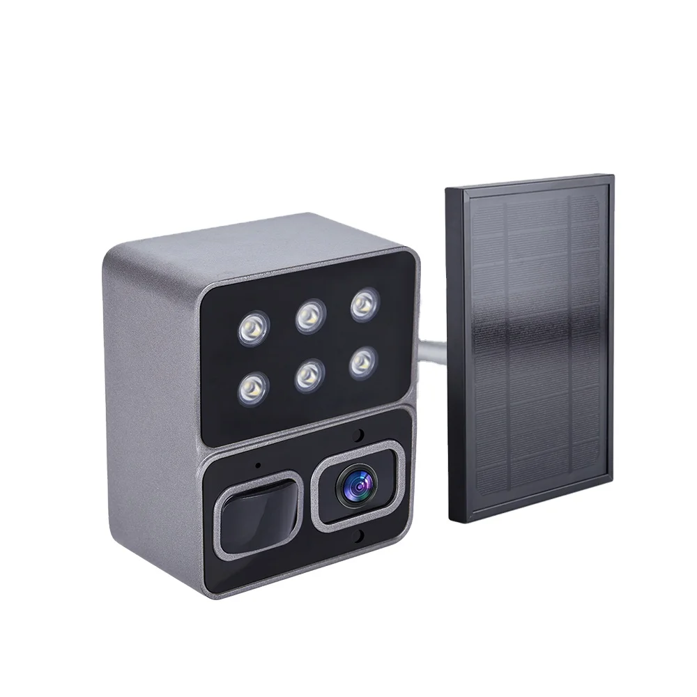 New Design Wifi Solar Camera with Two-way Audio CCTV Security Monitoring Camera