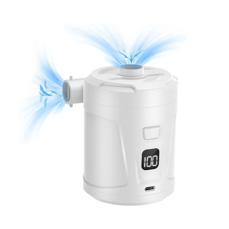 Mini Size Automatic Portable Camping Swimming Boat Electric Air Bed Rechargeable Air Mattress Pump