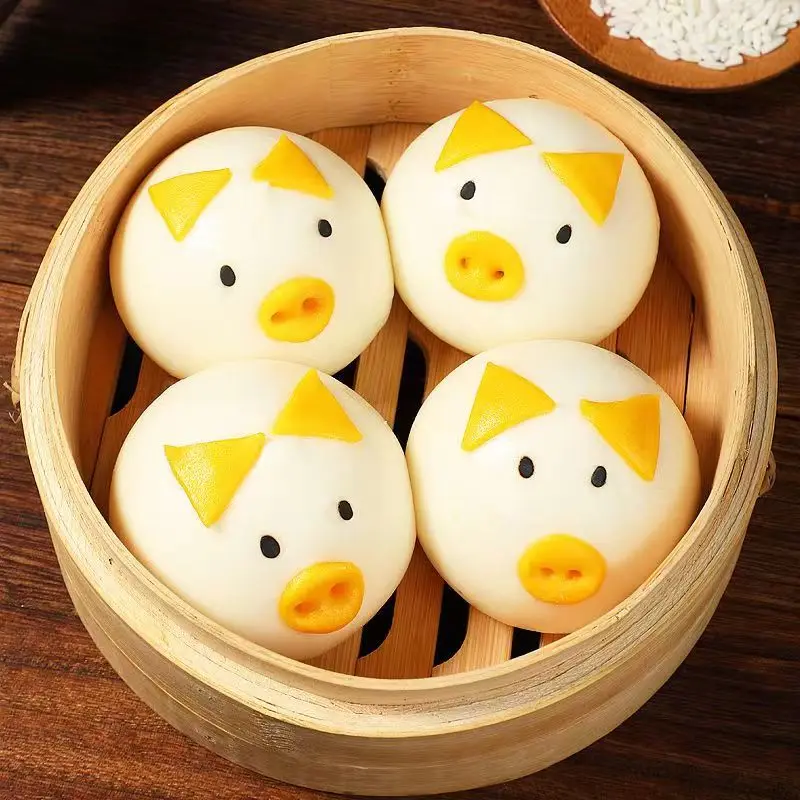 Original Factory Wholesale  children frozen food cartoon bun cute breakfast food