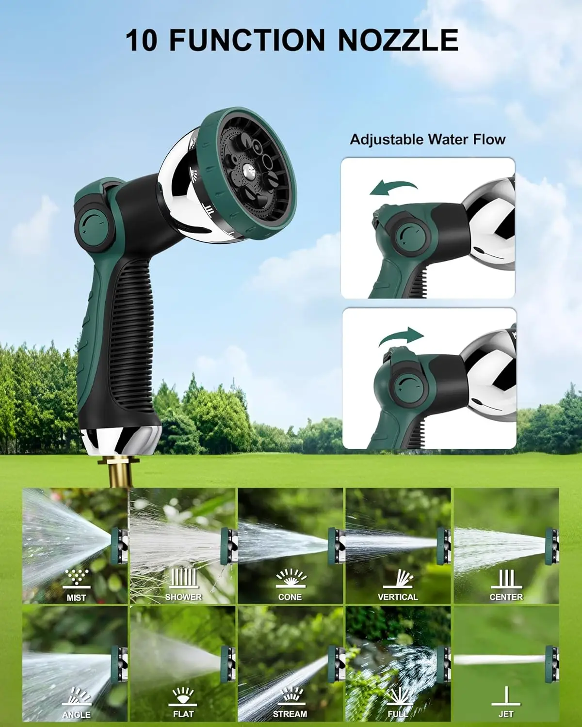 100ft 1/2 inch wall mounted retractable water hose reel outdoor garden hose reel garden water hose reel
