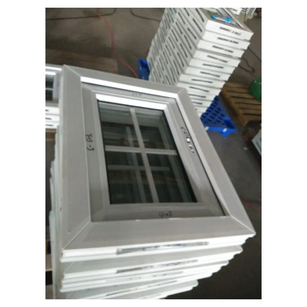 Florida High Quality Hurricane Approved Tempered Glass Aluminum UPVC Awning Windows