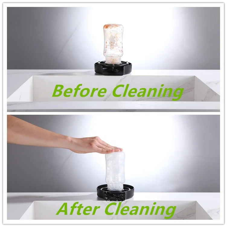 Amazon Hot Sale Christmas present Coffee Shop Beer Bar Pitcher Automatic Cup Washer Stainless Steel Glass Rinser