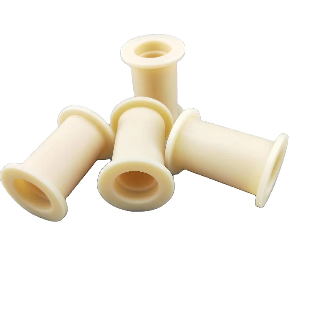  cnc turning machining Plastic flat belt pulleys nylon plastic