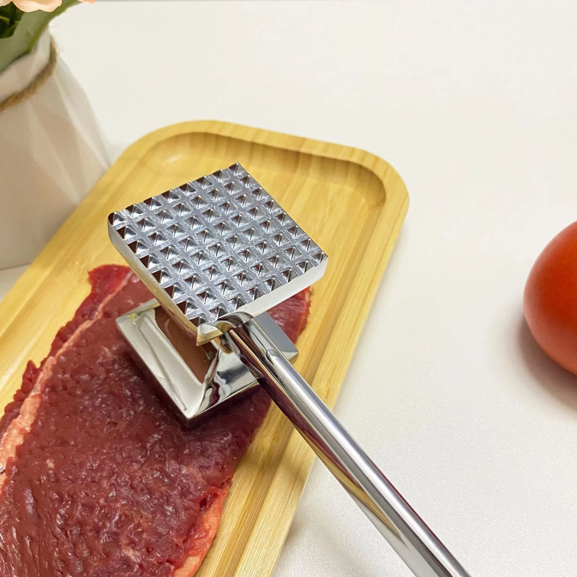 Пищевая нержавеющая сталь двухсторонний молоток для курицы говядины инструмент размягчения