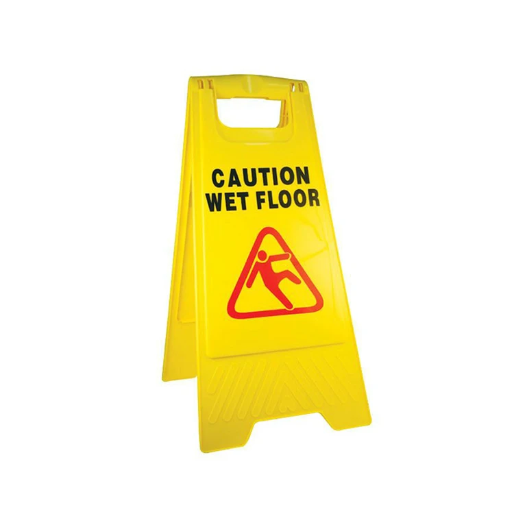 
Customized Yellow Wet Floor Warning A-Frame Caution Traffic Sign Board 