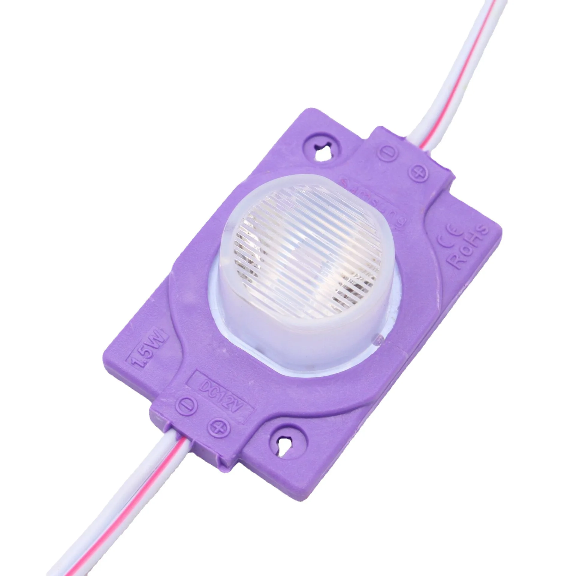 Dc 12v 24v модуль впрыска светодиодная подсветка линза световой знак 0 2 Вт smd светодиодный для освещения коробки рекламы 2835 Светодиодные модули