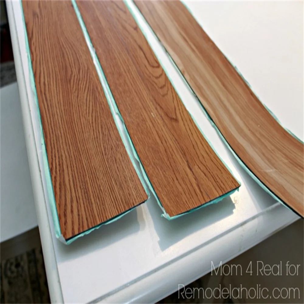 waterproof lvp flooring plastic self adhesive tiles High quality modern cheap peel and stick floor tile for bathroom