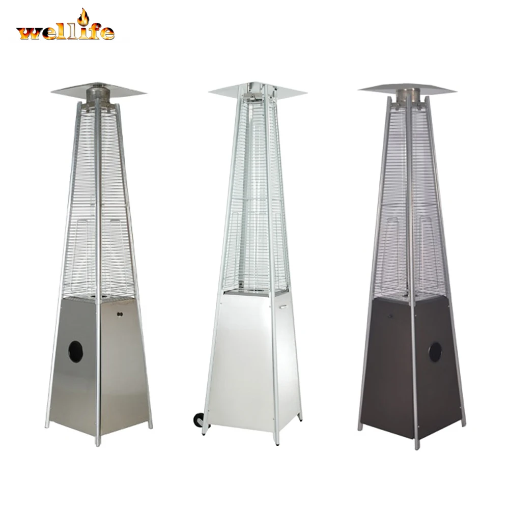 New CE Approved Backyard Outdoor Big Burn Pyramid Infrared Flame Patio Heater