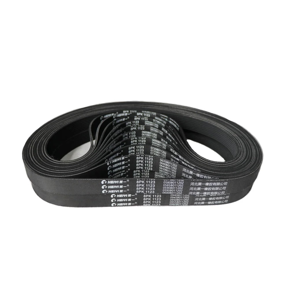 6pk,8pk,10PK,12PK Rubber V Belts engine belts Automotive Drive Belts for Passenger car/truck