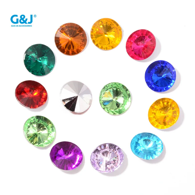 Sharp Bottomed Acrylic Satellite Diamond Flying Saucer Shaped Crystal DIY Headwear Accessories Rhinestones Photo Frame Gemstone