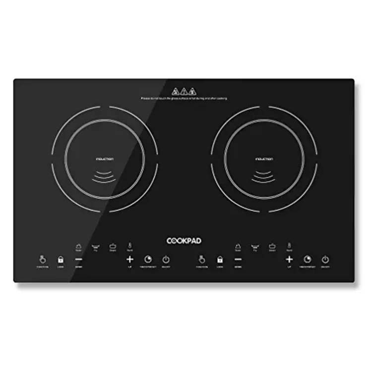 2000w 3000w 1 burner 2 burner undermount hidden induction cooktop invisible